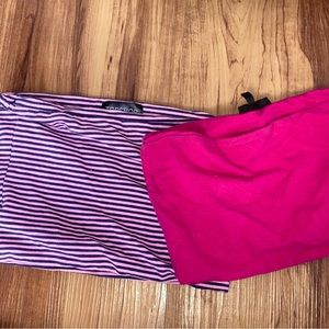 TWO Top Shop tops, size 4, brand new, never worn